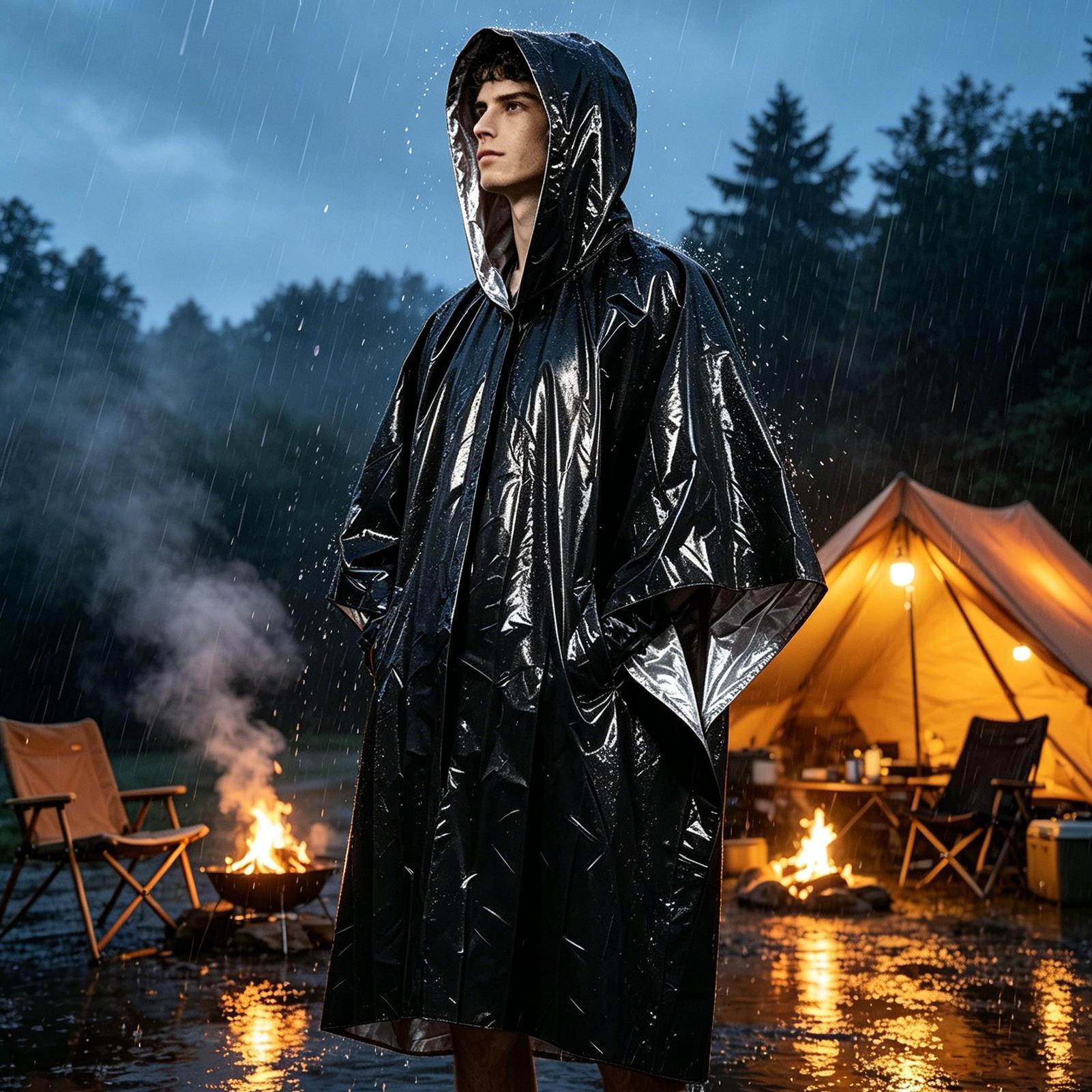 1Pc Emergency Waterproof Film  - Emergency Poncho Rain recension och pris