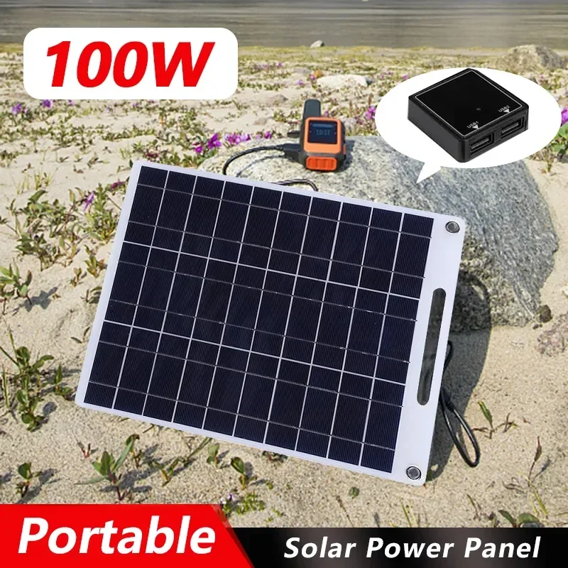 5V Solar Panel Waterproof Port - Solar Emergency Charger recension och pris