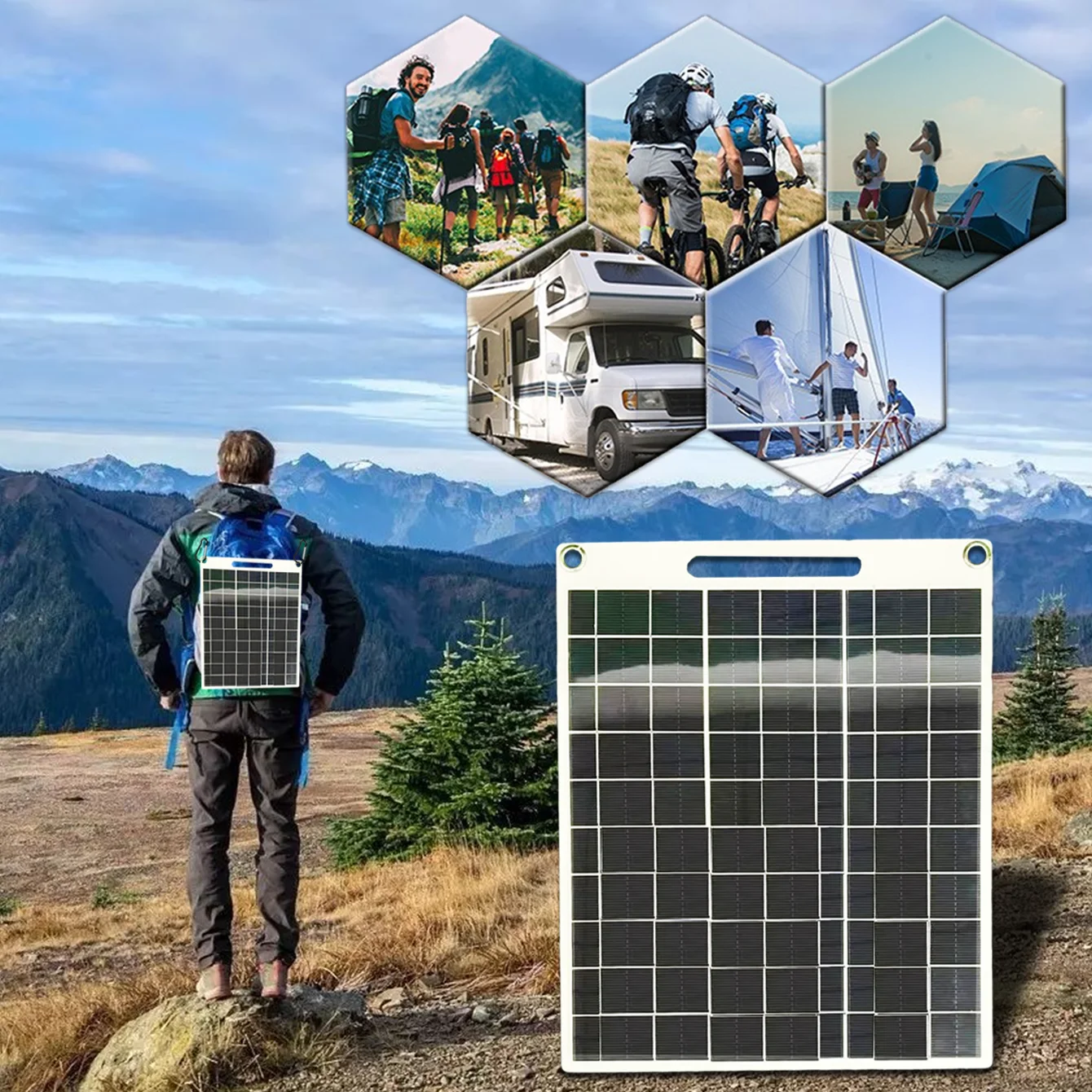 Portable Water Resistant Solar - Solar Emergency Charger recension och pris