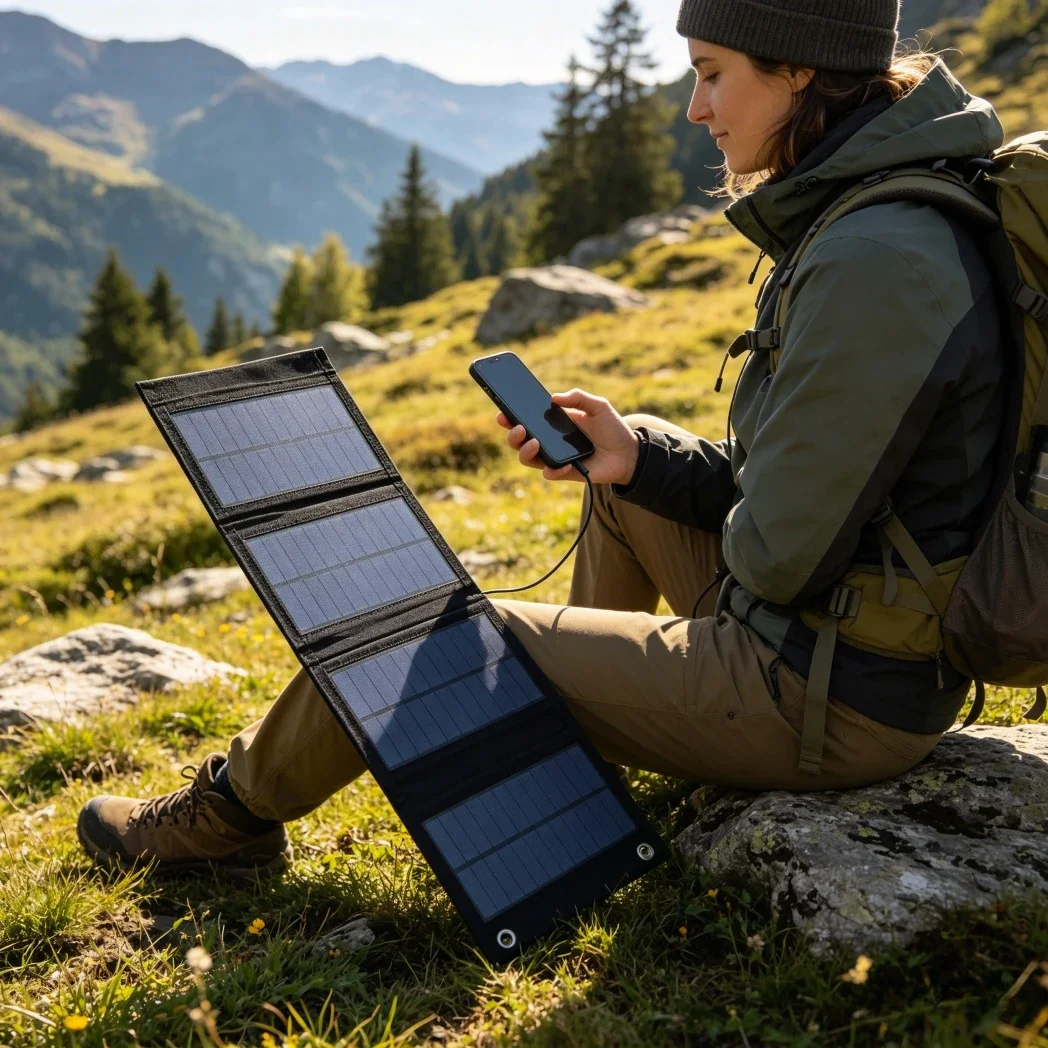 Foldable Solar Panel Charger 2 - Solar Emergency Charger recension och pris
