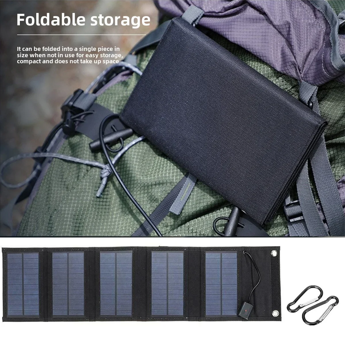 Foldable Solar Panel Charger 2 - Solar Emergency Charger recension och pris